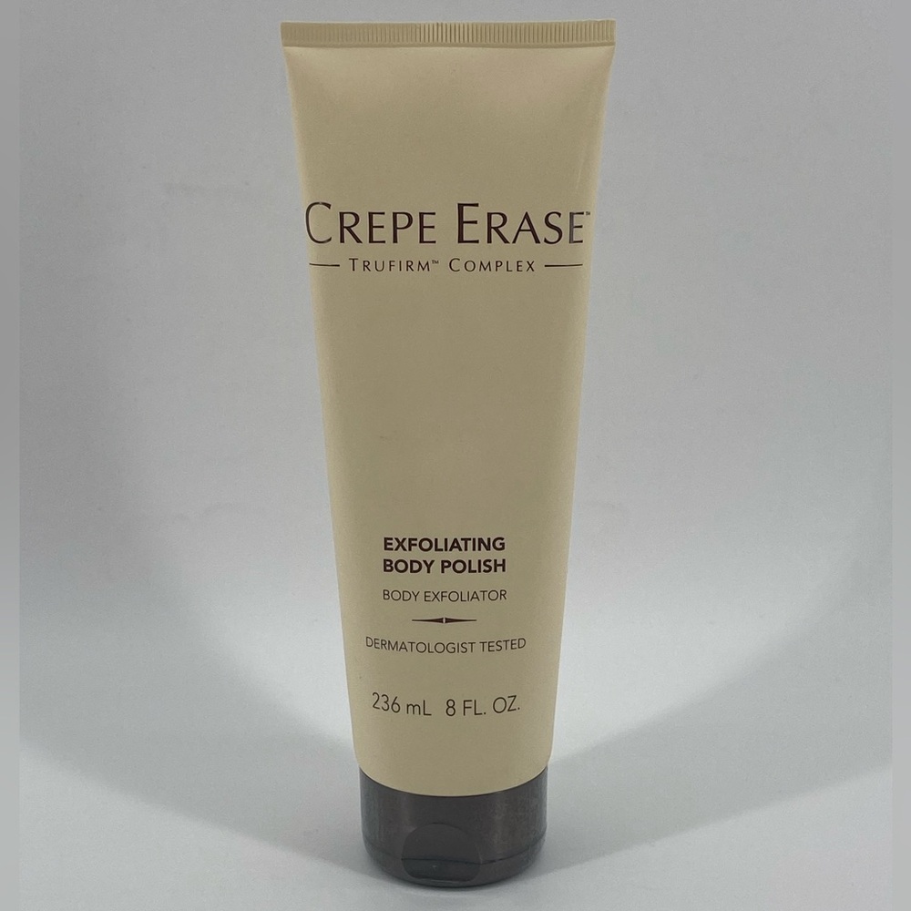 Crepe Erase Exfoliating Body Polish Trufirm Skin Exfoliator 8 oz‎ 236mL Sealed